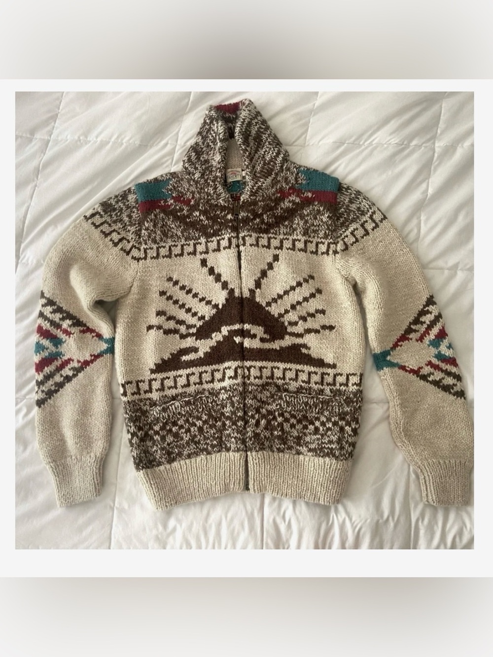 Faherty • Full Zip Sweater • Alpaca & Wool